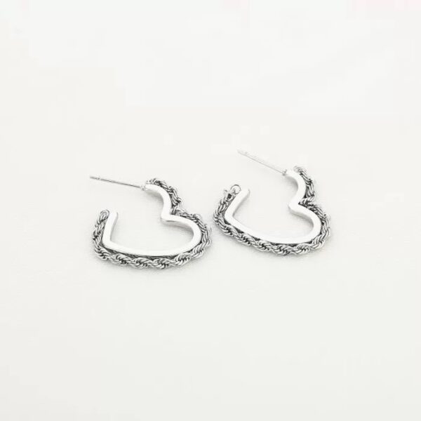 Heart twist Silver